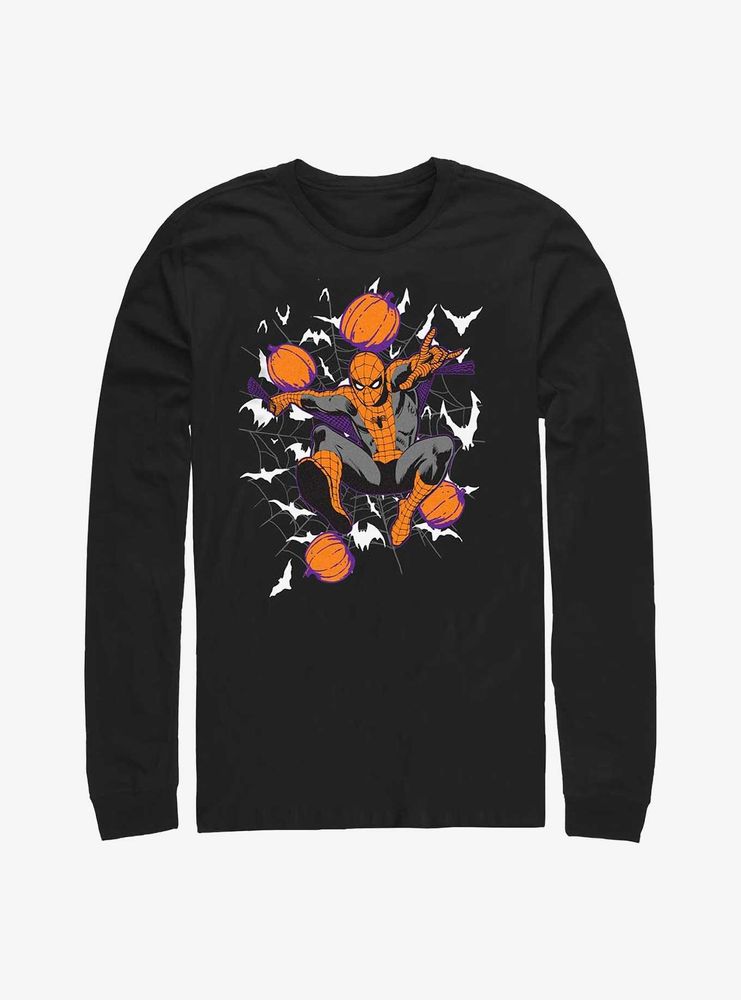 Marvel Spider-Man Spidey Webs Long-Sleeve T-Shirt