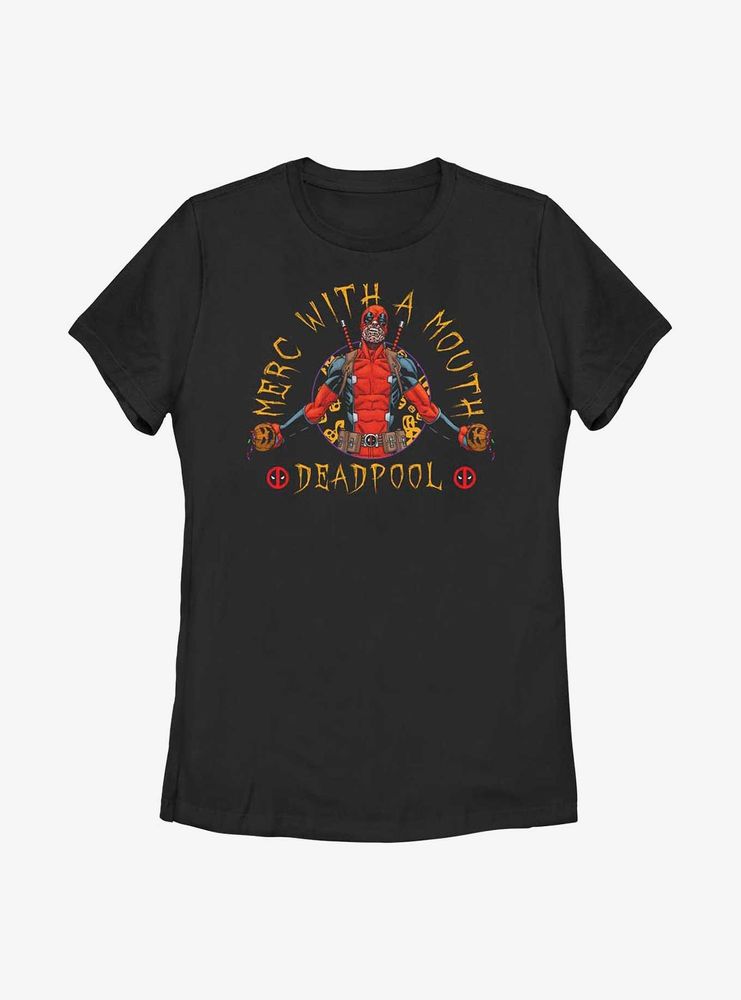 Marvel Deadpool Merc Mouth Womens T-Shirt