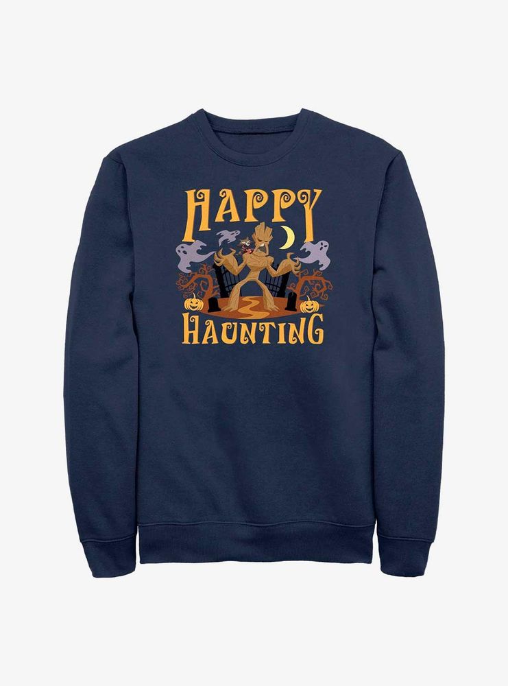 Marvel Guardians Of The Galaxy Happy Haunting Groot Sweatshirt