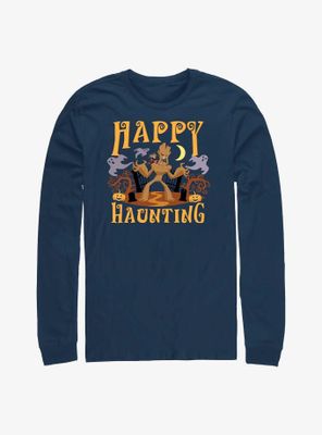 Marvel Guardians Of The Galaxy Happy Haunting Groot Long-Sleeve T-Shirt