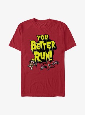 Stranger Things Better Run T-Shirt