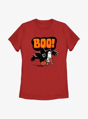 Stranger Things Boo Womens T-Shirt