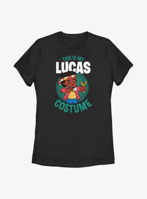 Stranger Things Lucas Costume Womens T-Shirt