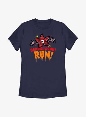 Stranger Things Run Womens T-Shirt