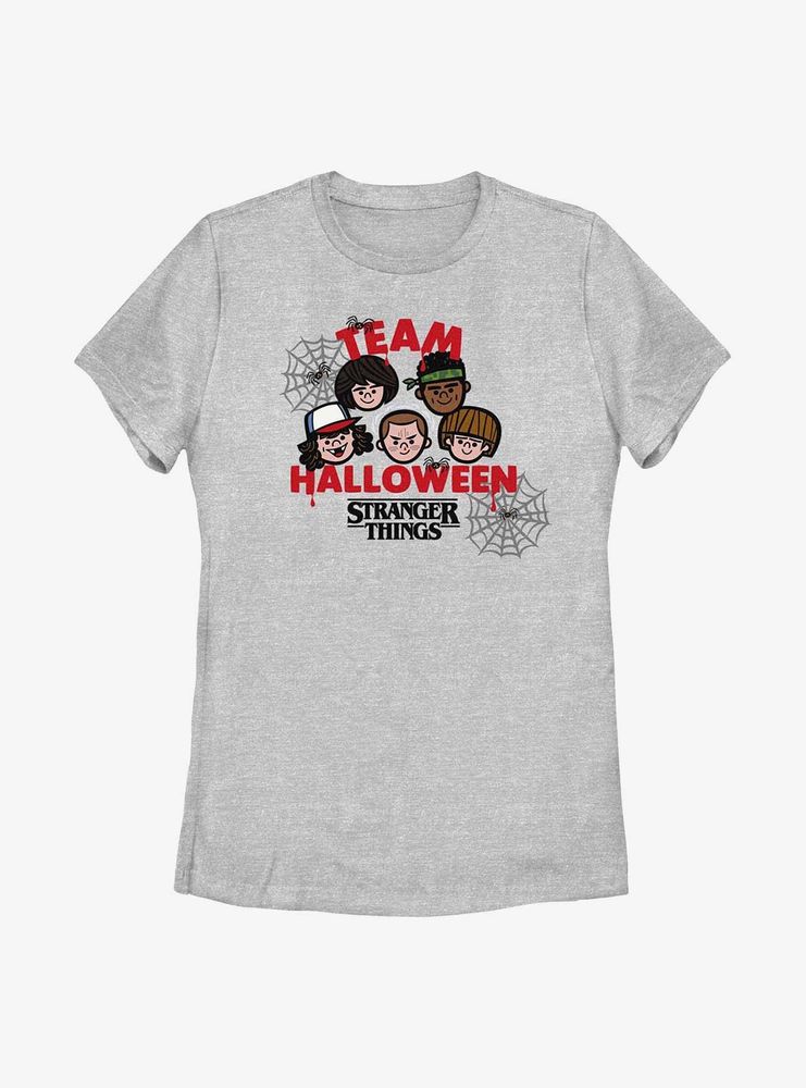 Stranger Things Team Halloween Womens T-Shirt