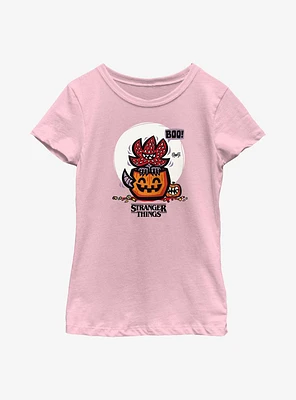 Stranger Things Demodog Jackolantern Youth Girls T-Shirt
