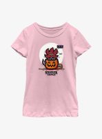 Stranger Things Demodog Jackolantern Youth Girls T-Shirt