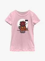Stranger Things Demodog Jackolantern Youth Girls T-Shirt