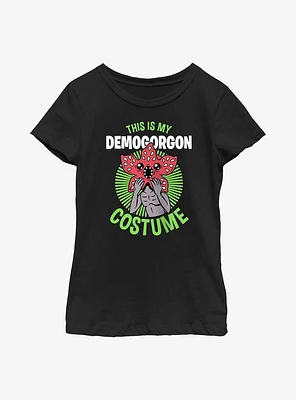 Stranger Things Demogorg Costume Youth Girls T-Shirt