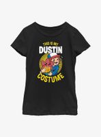 Stranger Things Dustin Costume Youth Girls T-Shirt