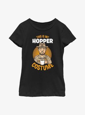 Stranger Things Hopper Costume Youth Girls T-Shirt