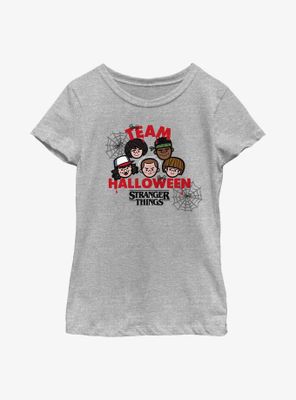 Stranger Things Team Halloween Youth Girls T-Shirt