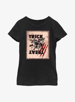 Stranger Things Trick Or Treat Youth Girls T-Shirt