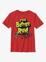Stranger Things Better Run Youth T-Shirt