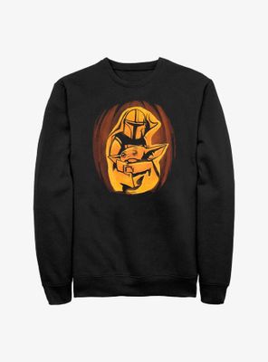 Star Wars The Mandalorian Child Pumpkin Sweatshirt