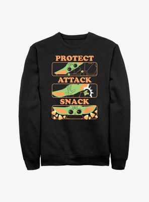 Star Wars The Mandalorian Protect And Snack Sweatshirt