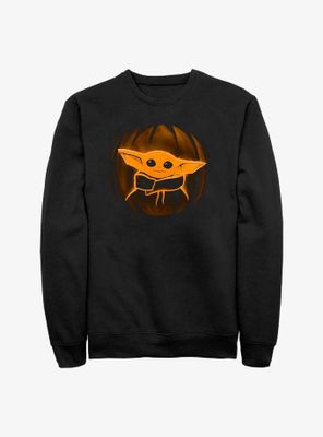 Star Wars The Mandalorian Pumpkin Child Sweatshirt
