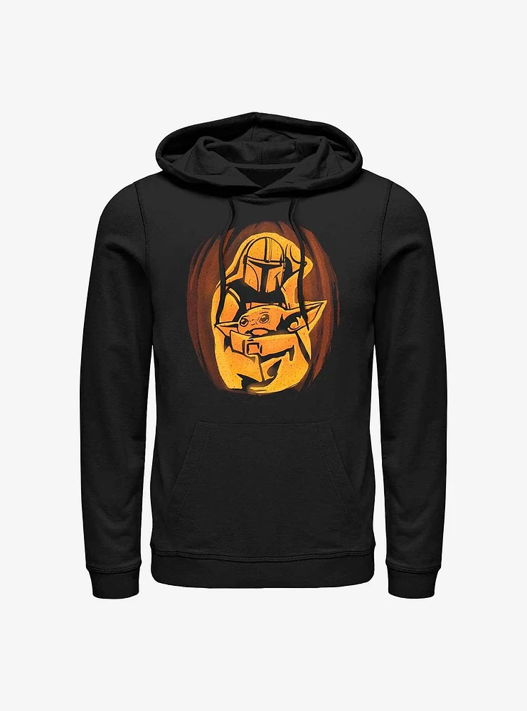 Star Wars The Mandalorian Child Pumpkin Hoodie