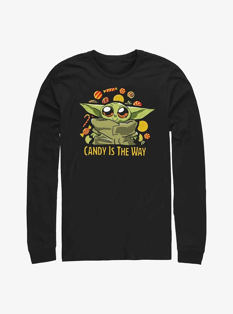 Star Wars The Mandalorian Candy Is Way Long-Sleeve T-Shirt