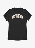 Star Wars The Mandalorian Text Logo Womens T-Shirt