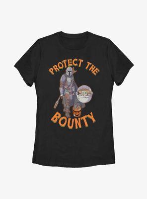 Star Wars The Mandalorian Protect Bounty Womens T-Shirt