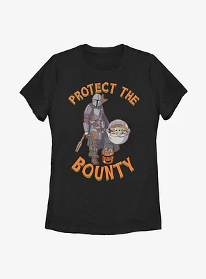 Star Wars The Mandalorian Protect Bounty Womens T-Shirt
