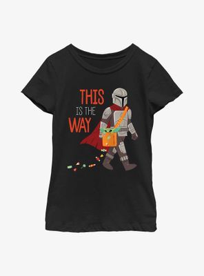 Star Wars The Mandalorian Candy Way Youth Girls T-Shirt