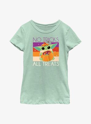 Star Wars The Mandalorian No Tricks Here Youth Girls T-Shirt