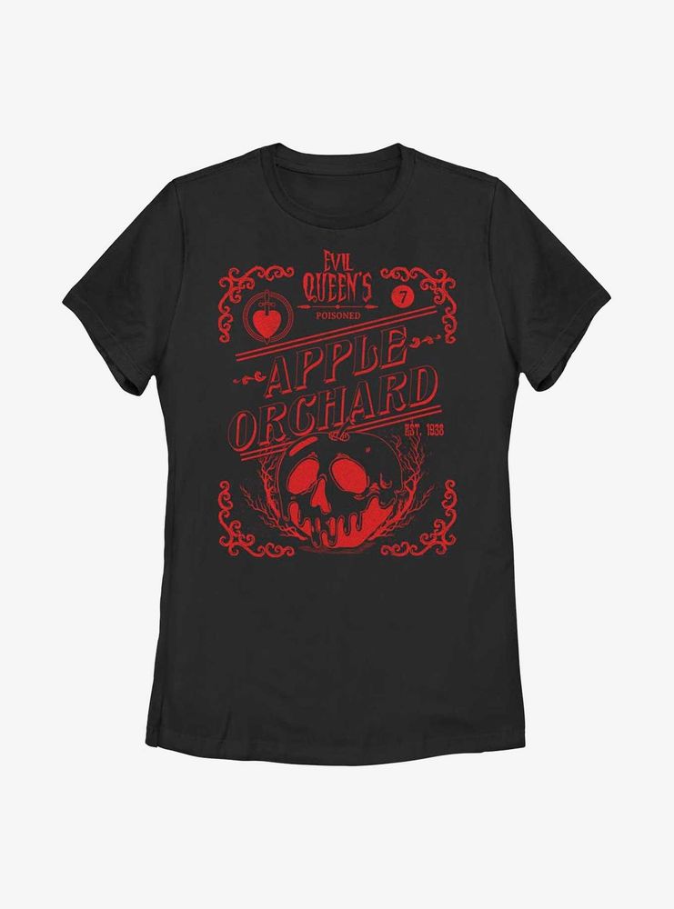 Disney Snow White Evil Queen Apple Orchard Womens T-Shirt