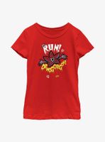 Stranger Things Run Away Youth Girls T-Shirt