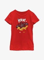 Stranger Things Run Away Youth Girls T-Shirt