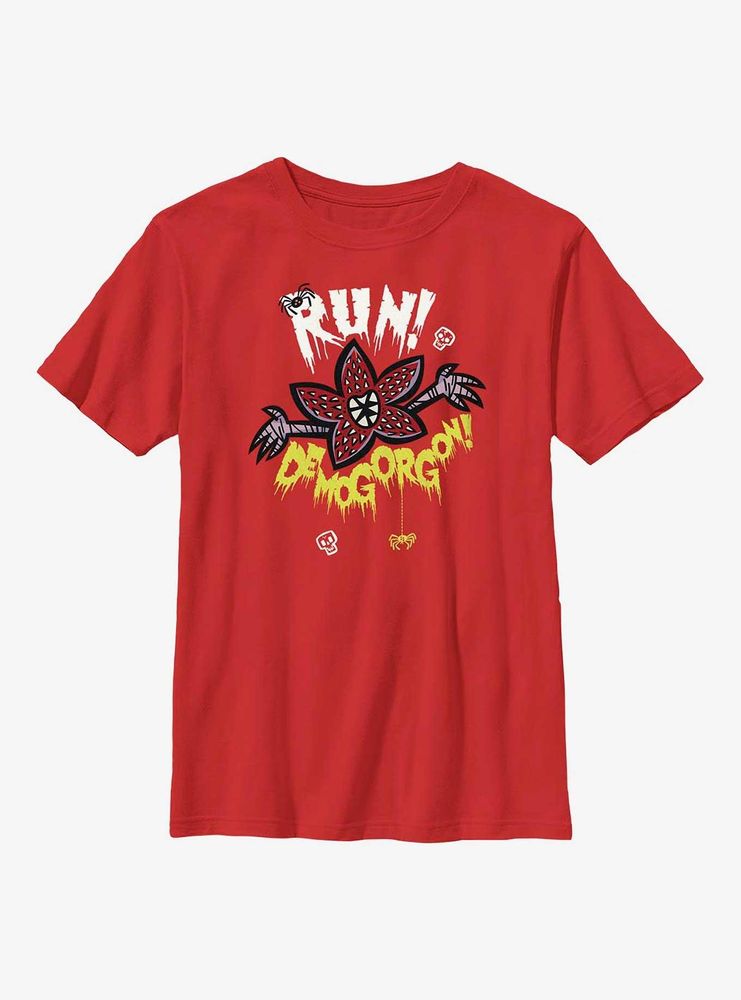 Stranger Things Run Away Youth T-Shirt