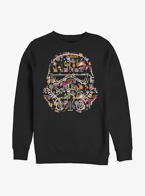 Star Wars Candy Trooper Face Sweatshirt