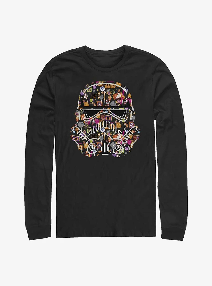 Star Wars Candy Trooper Face Long-Sleeve T-Shirt
