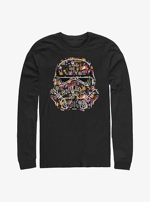 Star Wars Candy Trooper Face Long-Sleeve T-Shirt