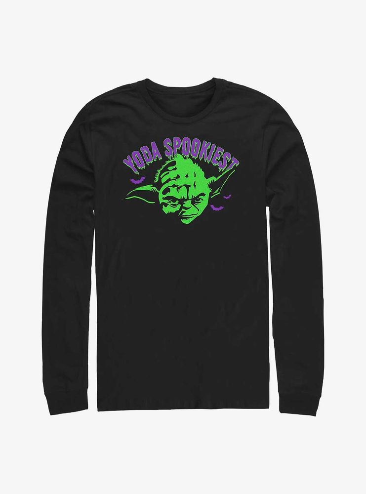 Star Wars Yoda Spooky Long-Sleeve T-Shirt