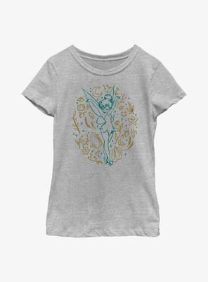 Disney Tinker Bell Spooky Vintage Youth Girls T-Shirt