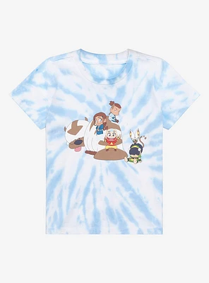 Avatar: The Last Airbender Chibi Group Portrait Tie-Dye Toddler T-Shirt - BoxLunch Exclusive