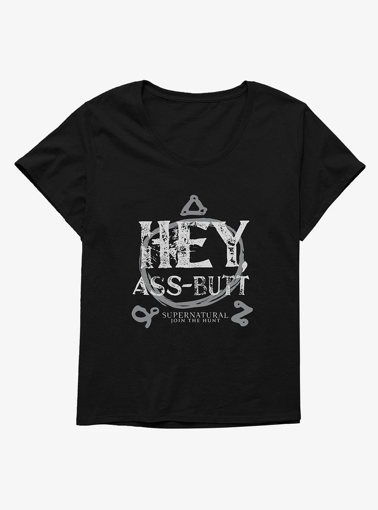 Supernatural Hey, Ass-Butt Girls T-Shirt Plus