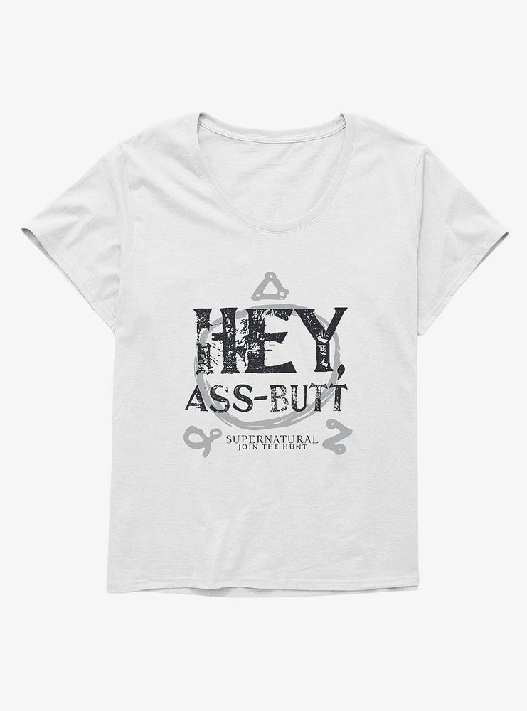 Supernatural Hey, Ass-Butt Girls T-Shirt Plus