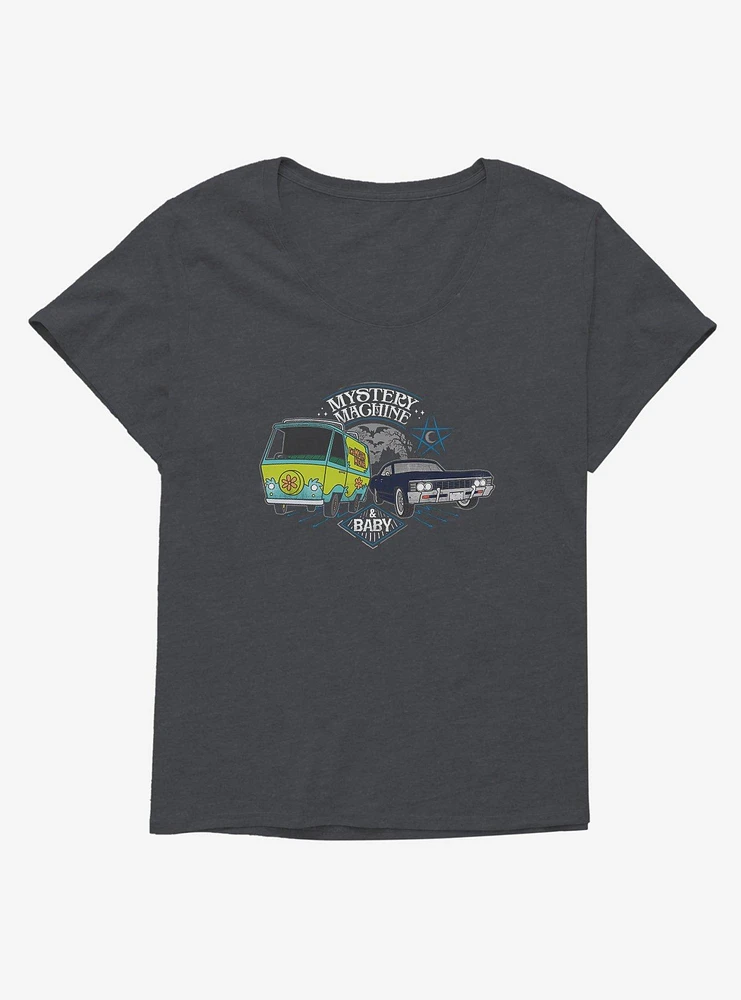 Supernatural Scoobynatural Mystery Machine & Baby Girls T-Shirt Plus