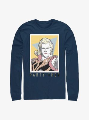 Marvel What If...? Party Thor Simple Long-Sleeve T-Shirt