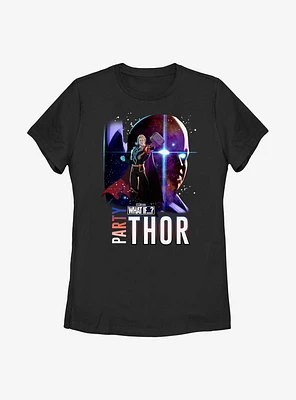 Marvel What If...? Watcher Party Thor Womens T-Shirt