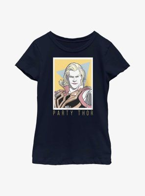 Marvel What If...? Party Thor Simple Youth Girls T-Shirt
