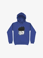 Cat Skull Royal Blue Hoodie