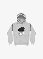 Cat Skull Silver Hoodie