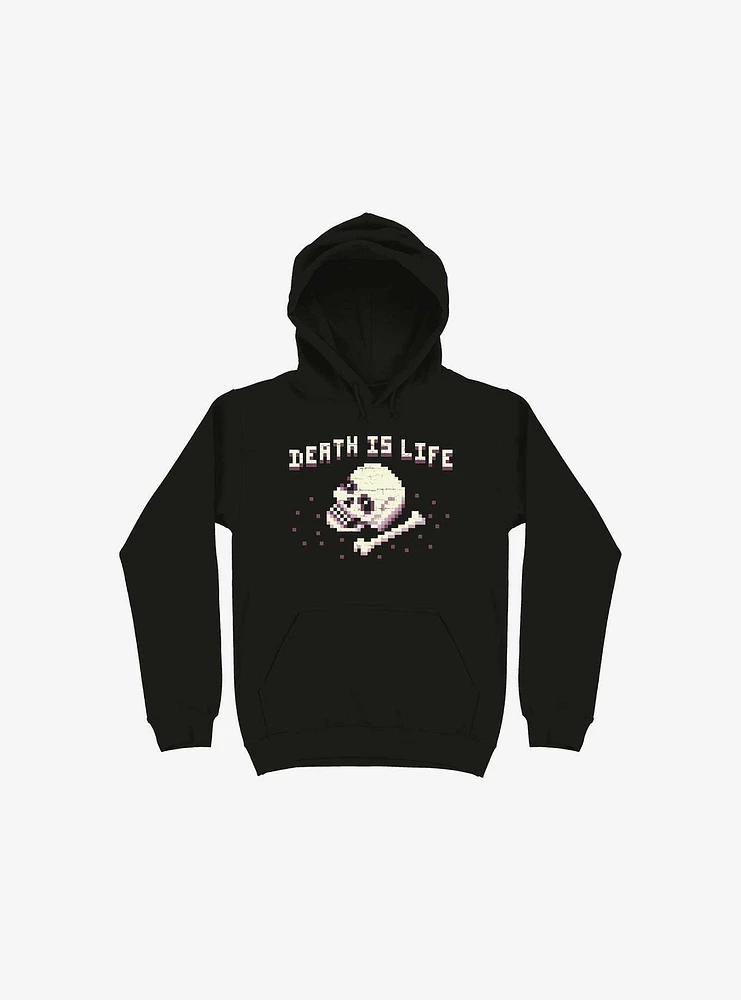 Death Is Life Skull Black Hoodie
