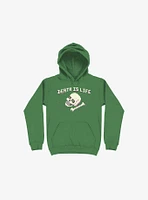 Death Is Life Skull Kelly Green Hoodie