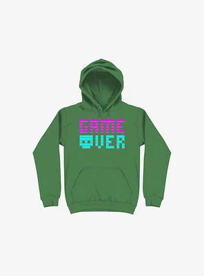 Game Over Skull Kelly Green Hoodie