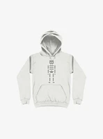 Old Bones White Hoodie